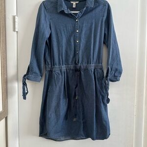 Stylish Blue Denim Woman’s Dress